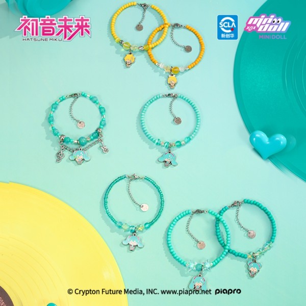 Vocaloid Hatsune Miku Kagamine Len Rin Minidoll Miku Merch Blind Box Mini Bracelet